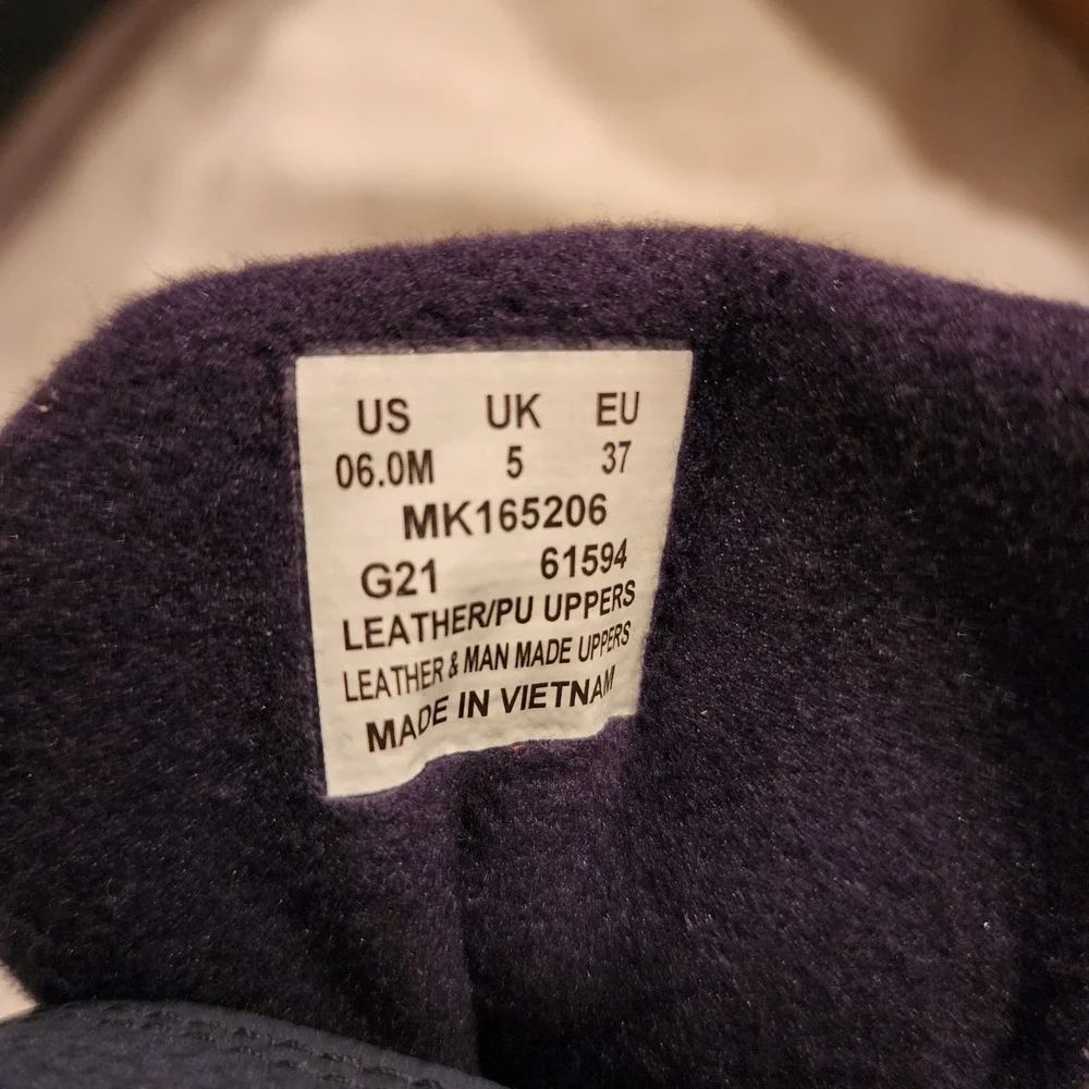 Merrell Snow Storm Waterproof Boots‎ Girls 6 Medium Berry Navy Winter Insulated